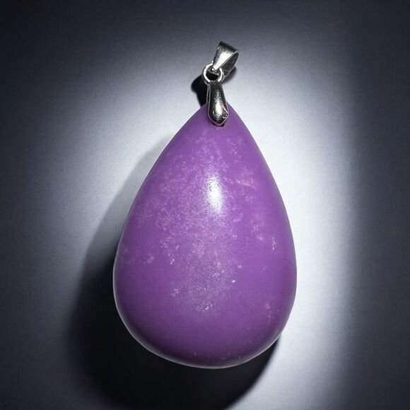 Phosphosiderite Crystal Pendant Silver 925 (#4) - Picture 3 of 11